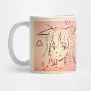 A girl in love Mug